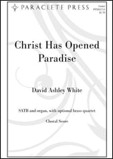 Christ Has Opened Paradise SATB choral sheet music cover